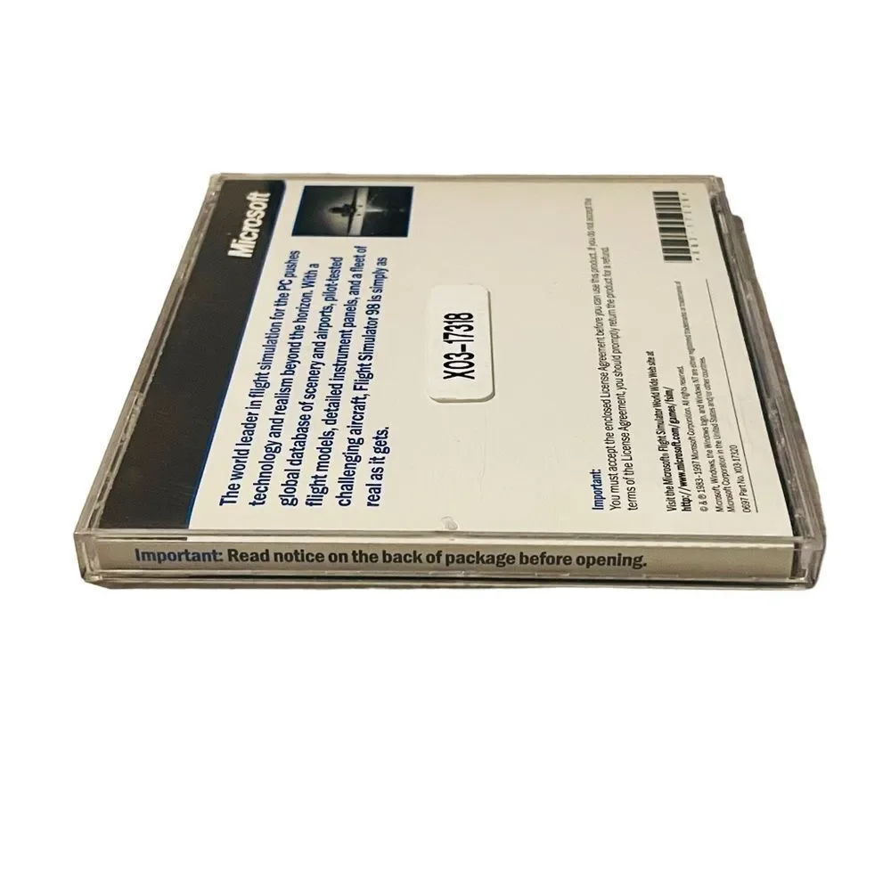 10/$25🦋 Microsoft Flight Simulator 98 with Pilot's Handbook
